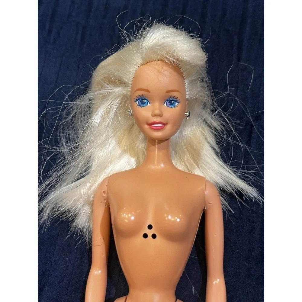 Mattel Barbie‎ 1994 Bubble Angel Doll- Blonde With Earrings-No Clothing- Vintage